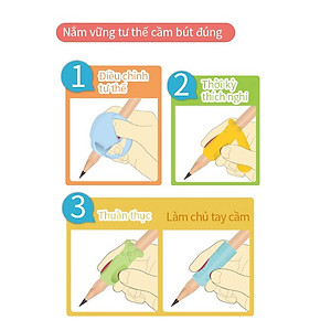 Dụng cụ hỗ trợ cầm nắm bút cho học sinh Deli - 4 chiếc - 69358 / 69357