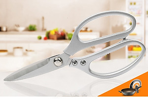 Kéo cắt gà, vịt, cắt cá, cắt thức ăn, rau củ, cắt giấy, cắt vải đa năng Thép không gỉ