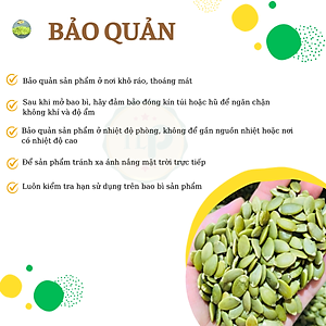 NHÂN HẠT BÍ TÂN LỘC PHÁT - HŨ 500G