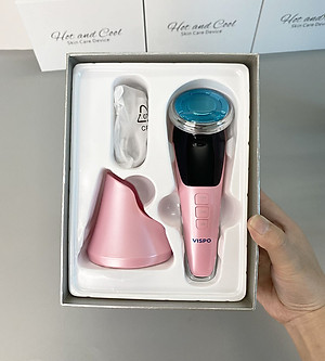 Máy Massage Mặt Làm Đẹp VISPO VP-CM23 - Máy Massage 5IN1 Photon Nóng Và Lạnh EMS Săn Chắc Da , Làm Sạch Và Tăng Hấp Thụ Dưỡng Chất, Khóa Ẩm Cho Da Bằng Công Nghệ Hiện Đại