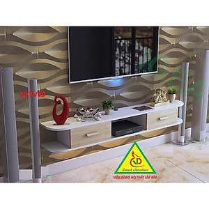 Kệ ti vi treo tường VKTV09A ( KT 120x20x24cm) - Nội thất lắp ráp
