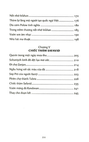 Sách Vàng Son Một Thuở Ba Tư - Tập Du Ký