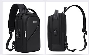 Túi đeo chéo đeo ngực nam có khóa chống trộm chống nước cao cấp phong cách mới