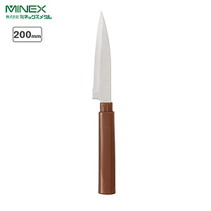 Dao gọt trái cây có nắp đậy Minex Metal 200mm - Hàng nội địa Nhật Bản