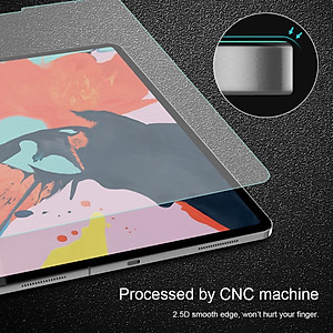 Miếng dán kính cường lực Mercury H+ Pro cho iPad (Cạnh Vát 2.5D,  mỏng 0.2mm, kính thủy tinh ACC, Phủ Nano, chống lóa) - hàng nhập khẩu