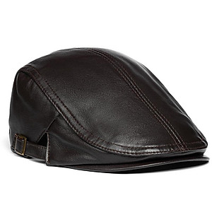 Mũ beret nam - Nón bê rê nam da cừu cao cấp BHY1965 đủ size, dễ điều chỉnh độ rộng