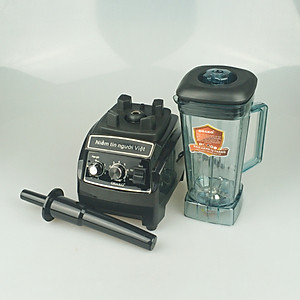 Máy xay sinh tố công nghiệp công suất lớn, cối nhựa 2 Lít, màu ngẫu nhiên- hàng chính hãng