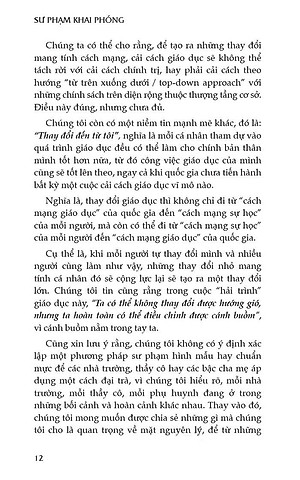 Sư Phạm Khai Phóng - Thế Giới, Việt Nam Và Tôi - Bìa Cứng