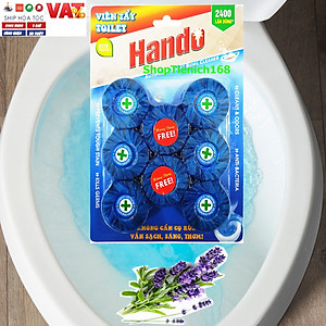 Vỉ 6 viên tẩy và làm thơm toilet Hando Lavender