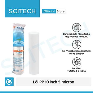 Bộ lõi lọc nước số 1,2,3 (PP-UDF-CTO) 10 inch Olsmo Pure by Scitech dùng trong máy lọc nước RO, bộ lọc thô - Hàng chính hãng
