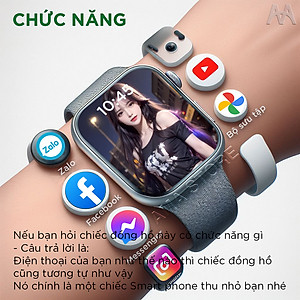 Đồng hồ Thông minh Android Camera xoay 180 màn hình cong AMA Smartwatch S16 Black Lắp sim nghe gọi độc lập Kết nối Wifi Tải app CH. Play như Điện thoại FB Skyper xem phim chơi game cho Trẻ em Học sinh Người lớn AMA Smartwatch S16 2024 hàng nhập khẩu