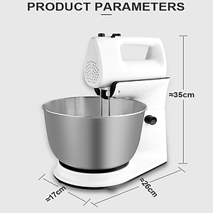 Máy trộn bột, đánh trứng cao cấp nhãn hiệu DSP KM3015 dung tích chứa 4 lít, công suất 300W - Hàng nhập khẩu 
