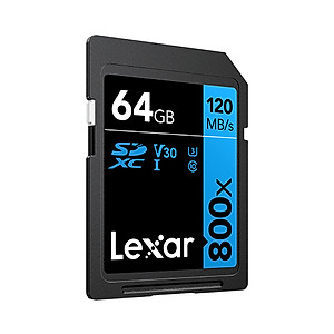 Thẻ nhớ máy ảnh/ máy quay phim Lexar 32GB/ 64GB 800x UHS-I SDHC V10, tốc độ đọc 120MB/s - HÀNG CHÍNH HÃNG