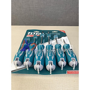 Bộ tuốc nơ vít (tô vít) 6 chi tiết Total THT250606