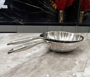 Chảo Inox Sâu Lòng Seka TriMax SK6050 Size 26 - 28cm - Hàng Chính Hãng