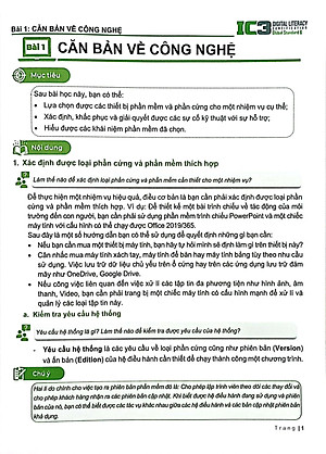 Tăng Cường Tin Học Quốc Tế - IC3 - GS6 Level 3 (Tái Bản 2024)