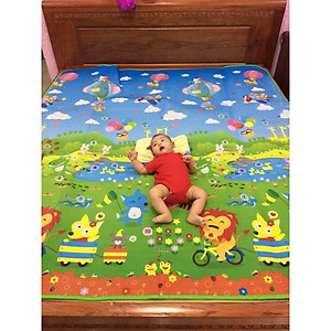 Thảm xốp Maboshi MINIIN cao cấp, Thảm 2 mặt cho bé vừa học vừa chơi (1m8 x 2m) - Giao mẫu ngẫu nhiên