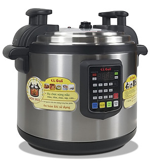 Nồi áp suất Gali GL-1626, dung tích 17lít, Sử dụng hoàn hảo cho các nhà hàng, quán ăn, trường học, hàng chính hãng 100%, bảo hành 24 tháng Gali