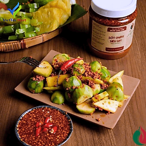 Sốt Chấm Chú Hải Cay Vừa, Siêu Cay - Ăn Chay Được