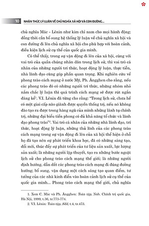 Nhận thức lý luận về chủ nghĩa xã hội và con đường đi lên chủ nghĩa xã hội ở Việt Nam - bản in 2024