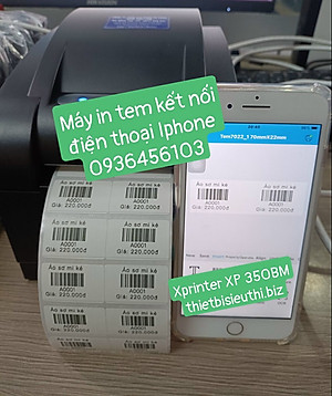 Máy in tem nhãn và in hóa đơn Xprinter XP-350BM- Hàng Nhập Khẩu