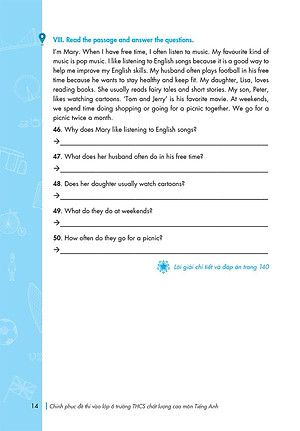 Sách Chinh Phục Đề Thi Vào Lớp 6 Trường THCS Chất Lượng Cao Môn Tiếng Anh