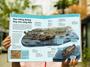 Sách Ai Cập Cổ Đại - Ancient Egypt - Sách Lịch Sử, Câu chuyện về nền văn minh bên bờ sông Nile, Bìa Cứng, In Màu