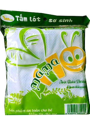 Combo 3 bịch tấm lót xu sơ sinh cao cấp Mama cho bé (Bịch 30 miếng)