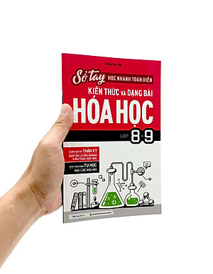 Sách Sổ Tay Học Nhanh , Toàn Diện Kiến Thức Và Dạng Bài Hóa Học Lớp 8 - 9