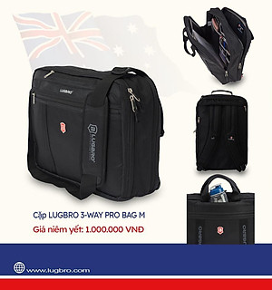Cặp Đa Năng Lugbro 3-Way Pro Bag M