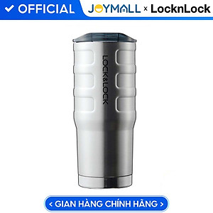 Ly Giữ Nhiệt Thép Không Gỉ Bumper Tumbler Lock&Lock LHC4139SLV (550ml) - Bạc