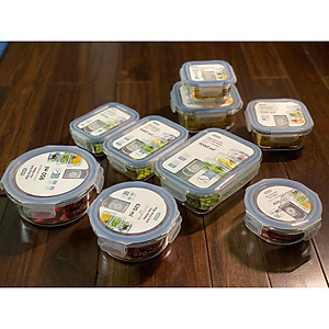 Hộp thủy tinh đựng thực phẩm (tròn, vuông, chữ nhật) chính hãng INOCHI - Tiêu chuẩn nhật bản.