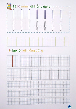 Tủ Sách Mầm Non - Bé Làm Quen Với Các Nét Cơ Bản (Dành Cho Trẻ 5-6 Tuổi)