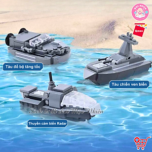 Đồ Chơi Xếp Hình Lắp Ráp Qman 42201 - Máy Bay Chiến Đấu (523 mảnh ghép) - Dành Cho Bé Trai Từ 6 Tuổi