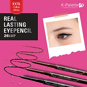 Bút Chì Kẻ Viền Mắt K-Palette Eyepencil Bền Màu Chống Trôi 24h 