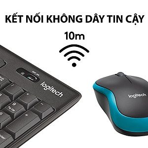 Combo chuột phím không dây Logitech MK275 - Hàng chính hãng
