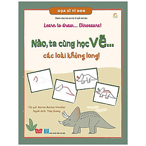 Combo Họa Sĩ Tí Hon - Learn To Draw (4 Cuốn): Princess Kingdom! - Nào, ta cùng học vẽ...vương quốc công chúa! + Ocean Wonders! - Nào, ta cùng học vẽ...đại dương diệu kỳ! + Dinosaurs! - Nào, ta cùng học vẽ...các loài khủng long! + Things that go! - Nào, ta