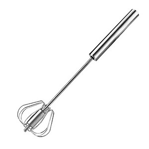 Dụng Cụ Đánh Trứng Cầm Tay Dạng Ấn Trục Xoay Tự Động - Chất Liệu Thép Không Gỉ 304 Cao Cấp - Chính Hãng MINIIN