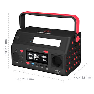 Trạm sạc dự phòng di động Energizer công suất 293Wh|300W Li-ion, phù hợp mang theo đi du lịch/leo núi - Hàng chính hãng