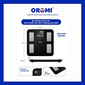 Cân sức khỏe điện tử thông minh đo chỉ số cơ thể OROMI EF881