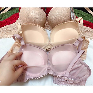 Áo lót ren Thái Lan không gọng mút dày cao cấp dày 7-8 phân