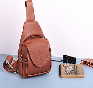 Balo Lata ( Thời trang nam đi chơi cỡ nhỏ - Balo đeo chéo da BALC22 )