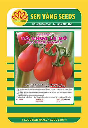Hạt giống Cà chua Lê Đỏ Thái Lan VTS137