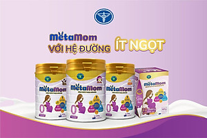 Sữa bột MetaMom 3 hương vị dành cho phụ nữ mang thai và cho con bú (900gr)