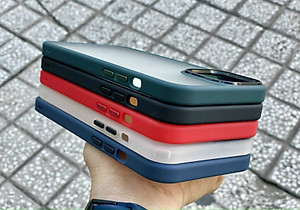 Ốp lưng viền màu lưng nhám trong chống sốc hiệu J-Case dành cho iPhone 11 Pro Max, 12 Pro Max( hàng chính hãng)