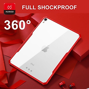Ốp lưng ipad Air 2 trong suốt chống sốc XUNDD cao cấp - Hàng Nhập Khẩu