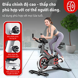 Xe đạp tập thể dục, Xe đạp thể thao,Xe đạp thể dục trong nhà giảm mỡ, săn chắc cơ thể, S500 - S303 - Elite 03 có đồ hồ hiển thị quãng đường, calo tiêu thụ, (hàng nhập khẩu)