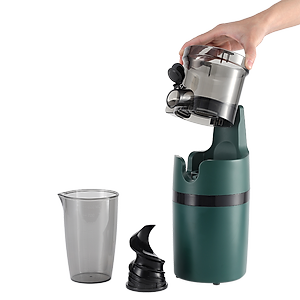 Máy ép chậm Nagakawa NAG0818 (200W) - Trục ép 6 phân đoạn kiệt bã - Ống tiếp thực phẩm lớn - Hàng chính hãng