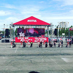 Nhớt cao cấp xe tay ga Motul Scooter Power LE 5W40 800ml tặng Cao su lót chân chống xe máy