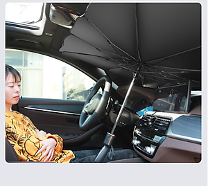 Ô Che Nắng Bên Trong Kính Lái Ô Tô - Dù Che Nắng Ô Tô Kính Lái Bảo Vệ Nội Thất Bên Trong Chống Bạc Màu- Hàng Chính Hãng